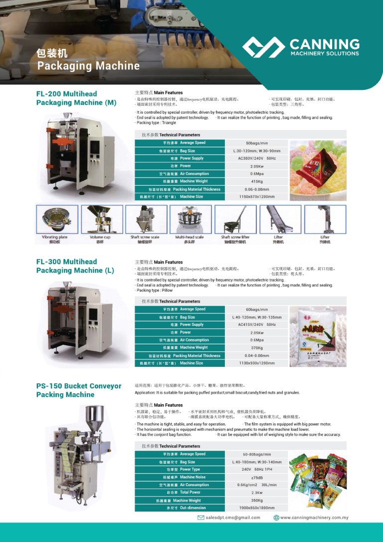 Multi-head Packaging Machines in Malaysia