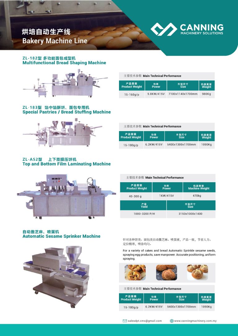 Multifunctional Bread Shaping Machine and Pastry stuffing Machine